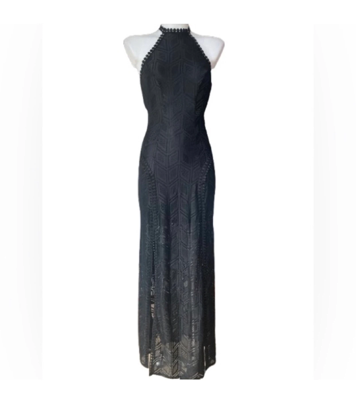 Guess by Marciano Sunset Gio Black Lace Maxi Dress XS Gigi Dress - photo 3