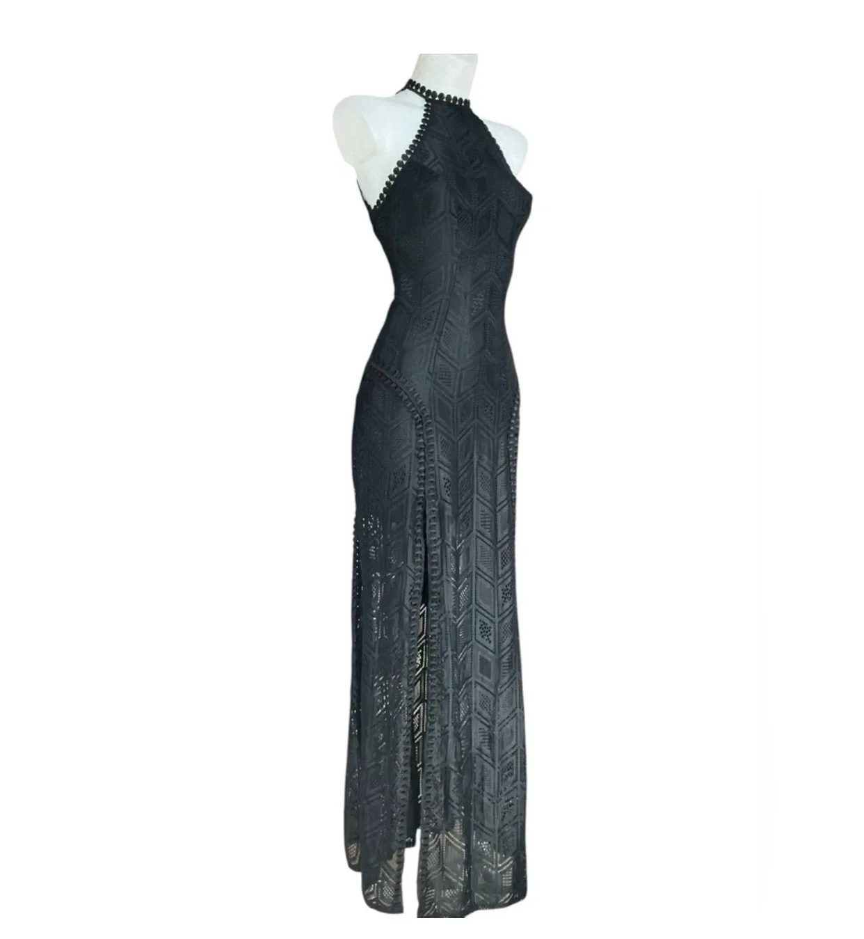 Guess by Marciano Sunset Gio Black Lace Maxi Dress XS Gigi Dress - photo 4
