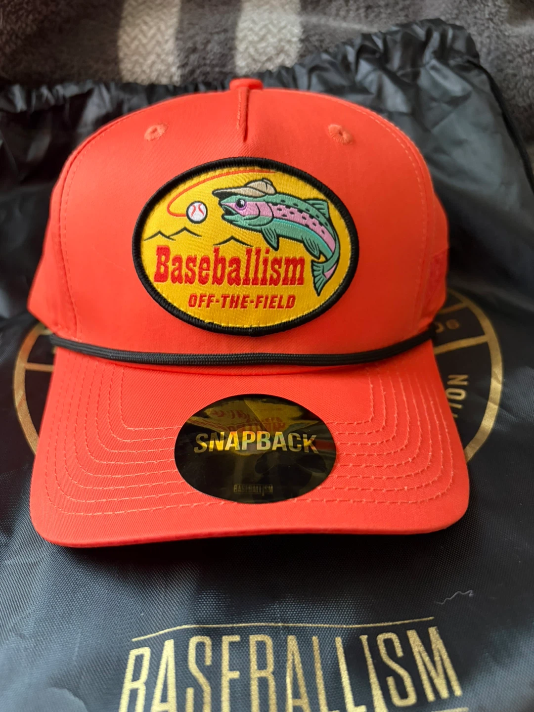Baseballism "Off-The-Field" Snapback Hat - Orange - photo 2