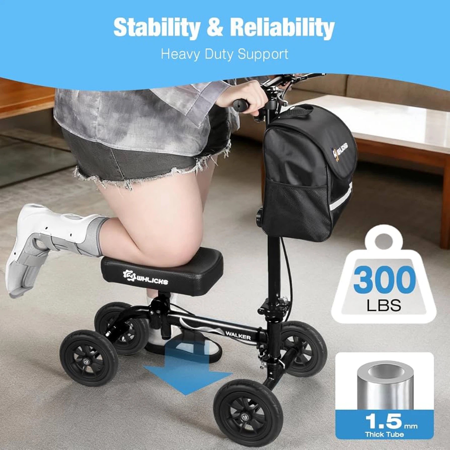 Whlicks Knee Scooter Walker for adults - new - photo 5