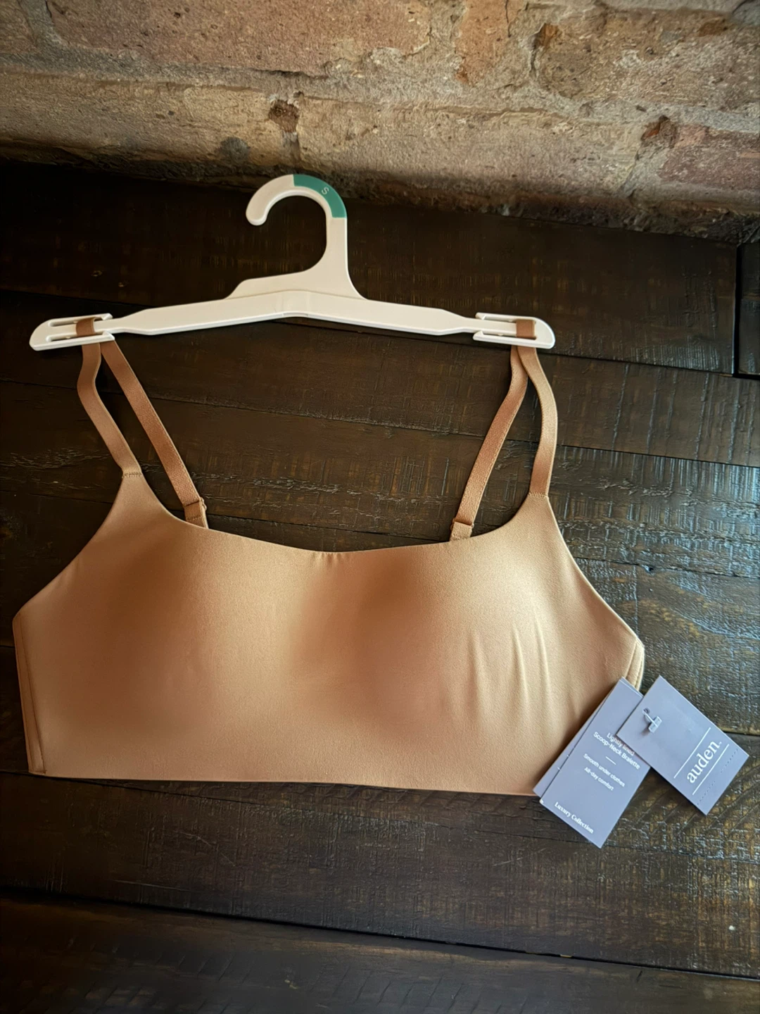 Auden "Luxury Collection" Scoop-Neck Bralette - Size S