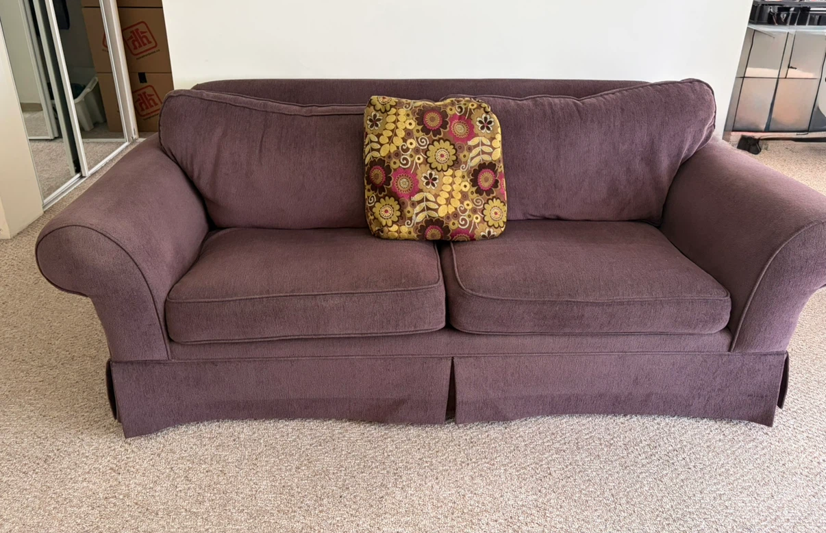 Purple Sofa