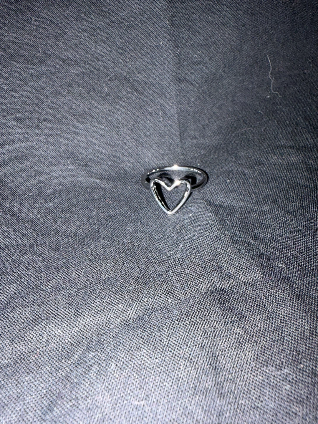 Silver Heart Ring