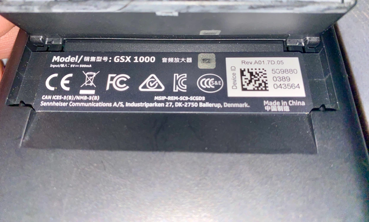 Sennheiser GSX 1000 Gaming Audio Amplifier and GSP 600 headset - photo 2
