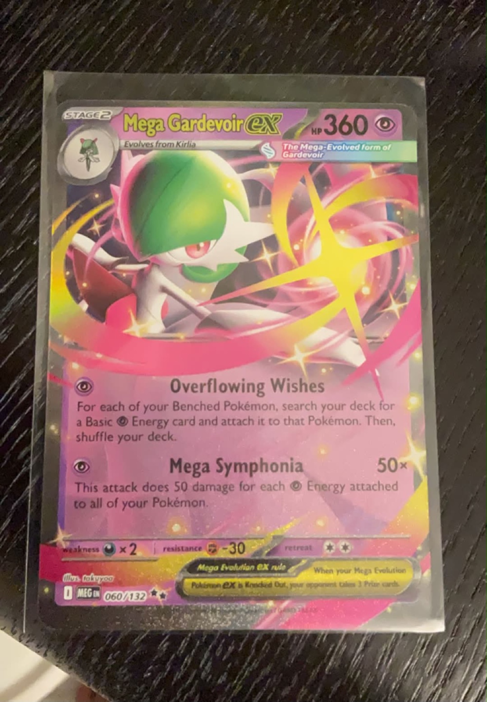 Pokémon TCG Mega Gardevoir EX Card 060/132