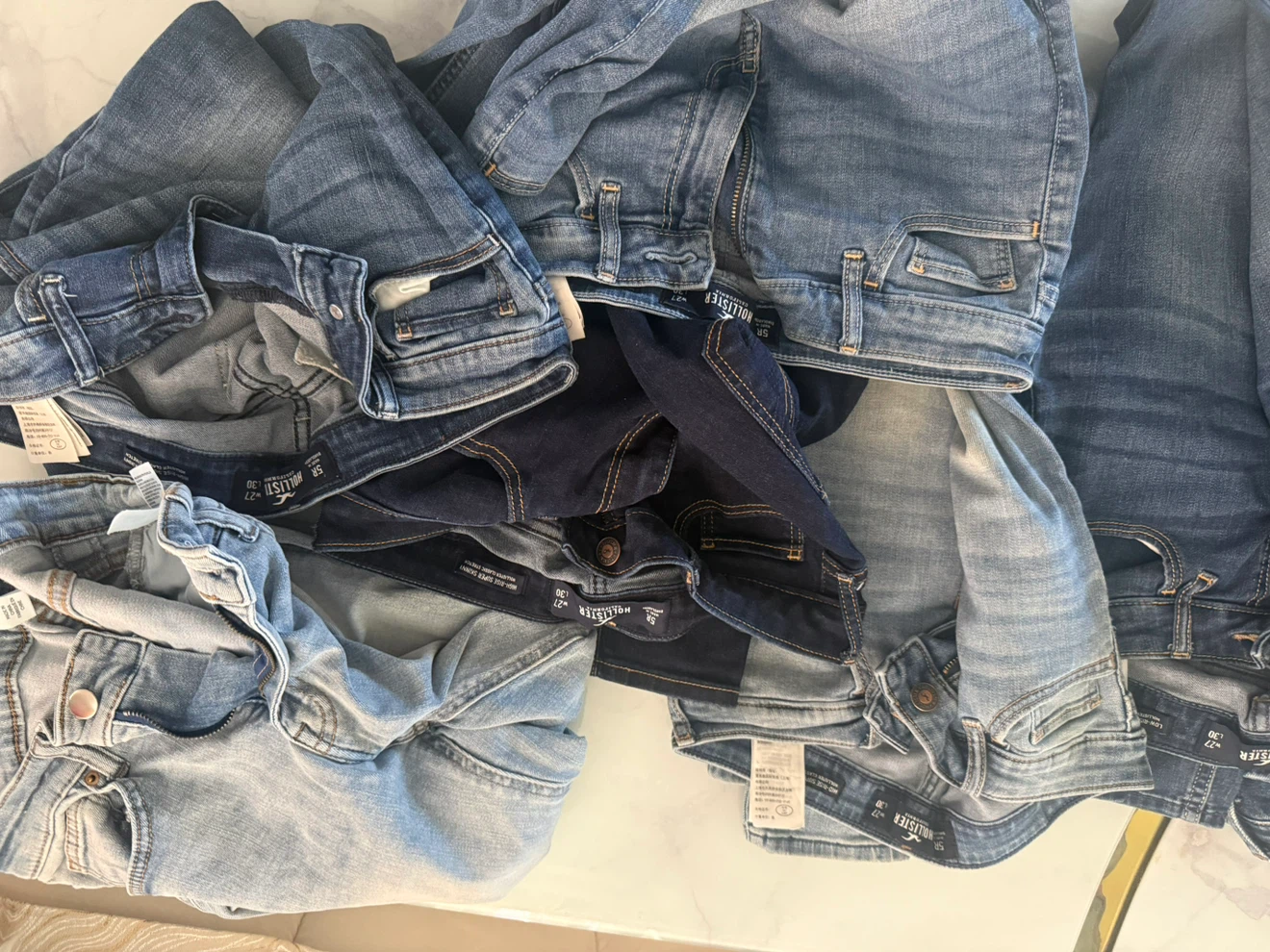 W-27-30L size S-M Paca ropa  30 pieces Old Navy & Hollister - photo 3