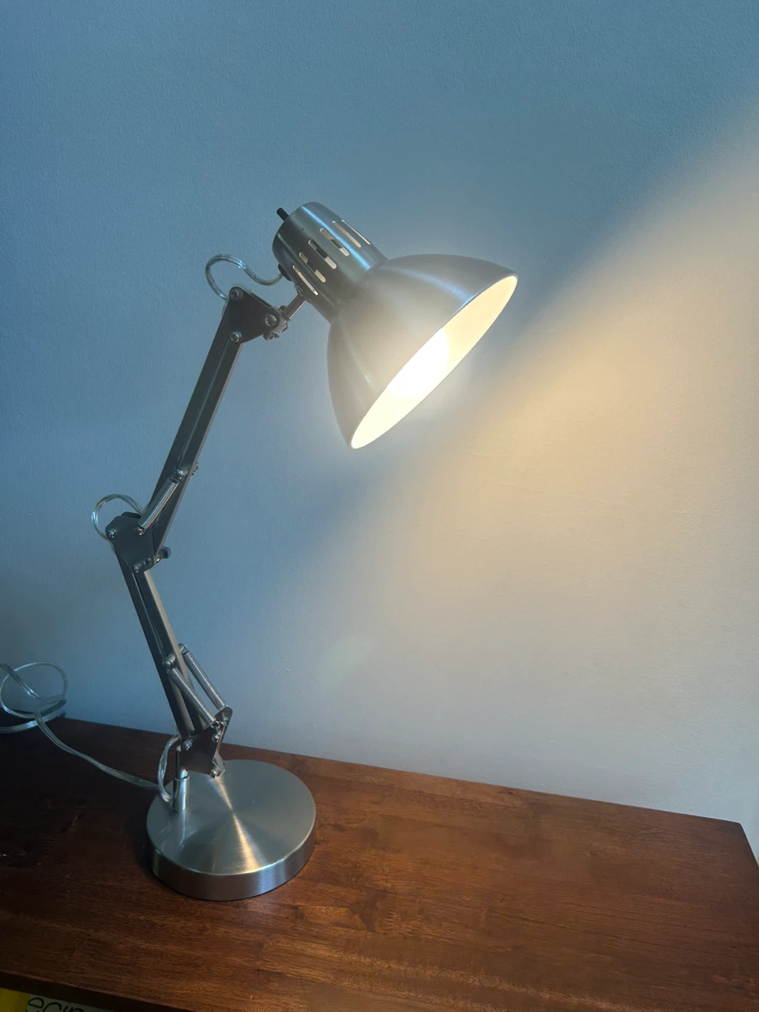Adjustable Silver Desk Lamp - photo 3