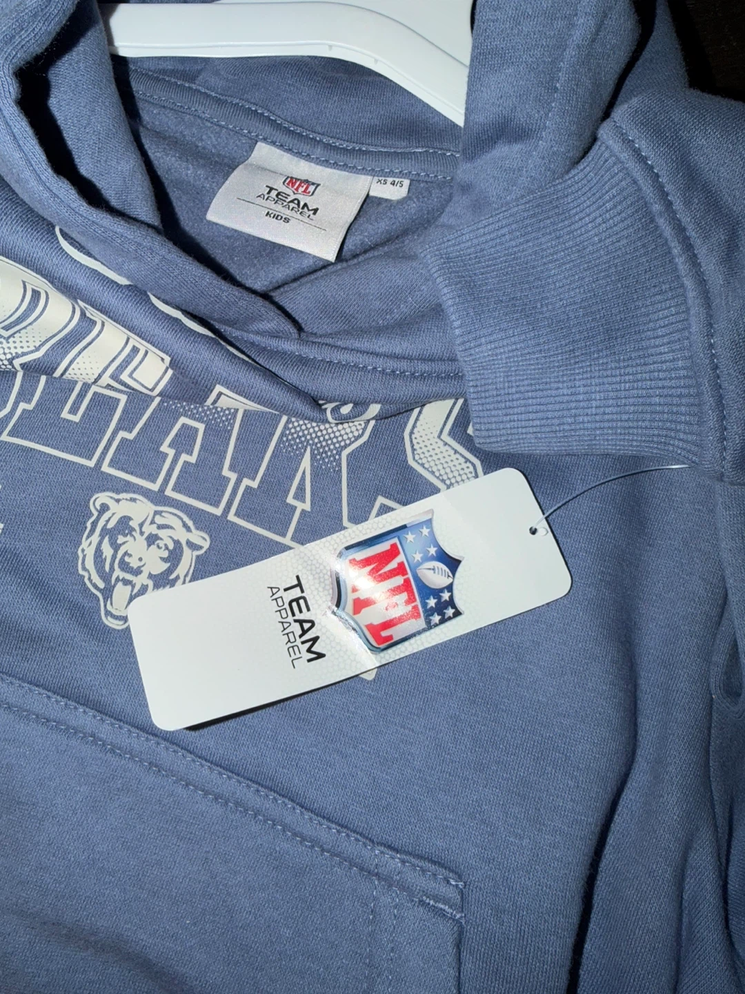 NFL Team Apparel Chicago Bears Hoodie Size XS (4/5) - photo 4