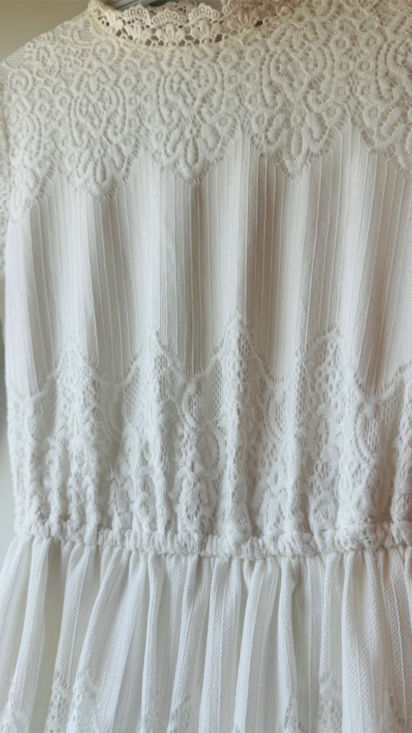 White Lace Dress - photo 3
