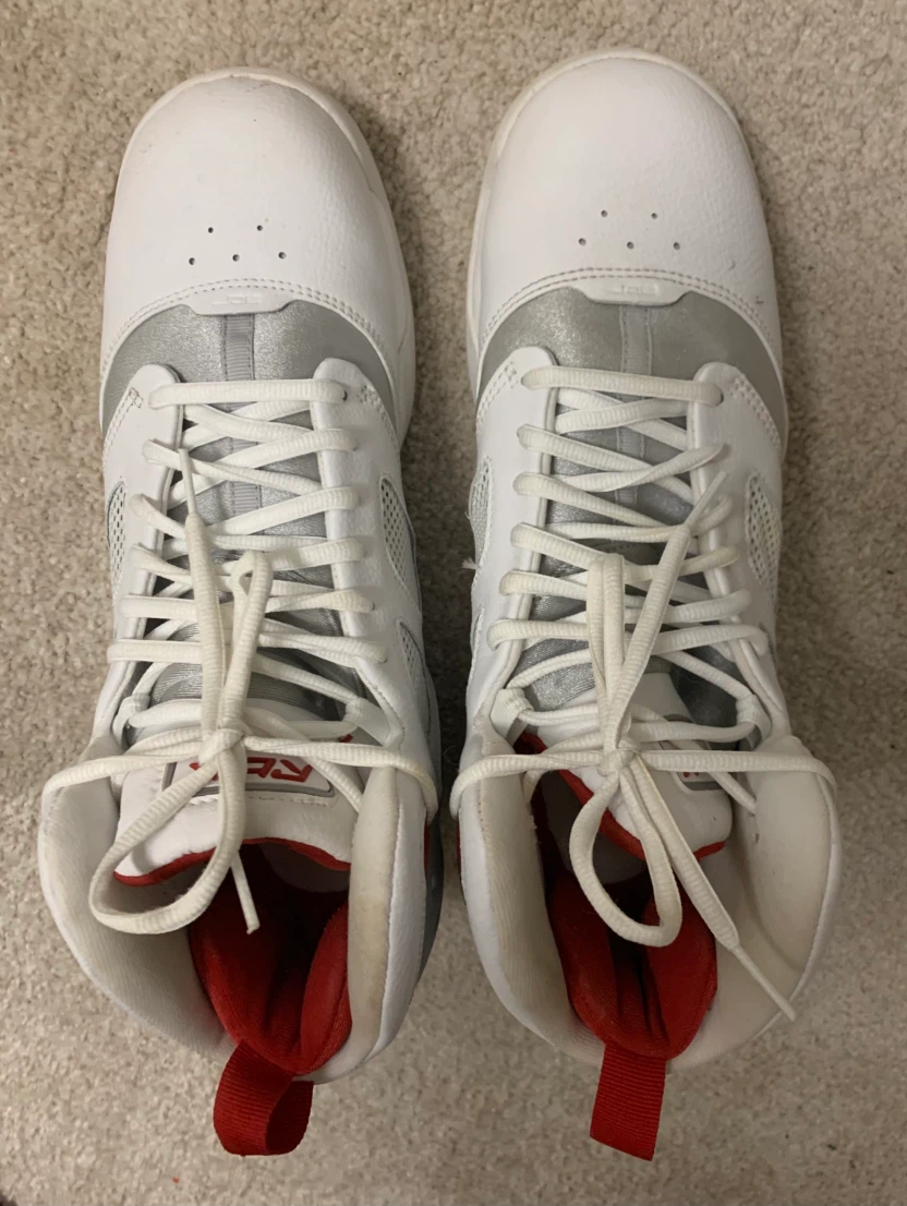 Reebok White/Silver High-Top Sneakers - photo 2