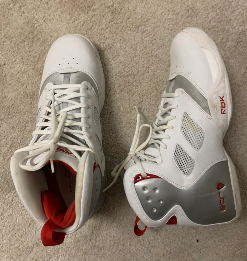 Reebok White/Silver High-Top Sneakers - photo 4