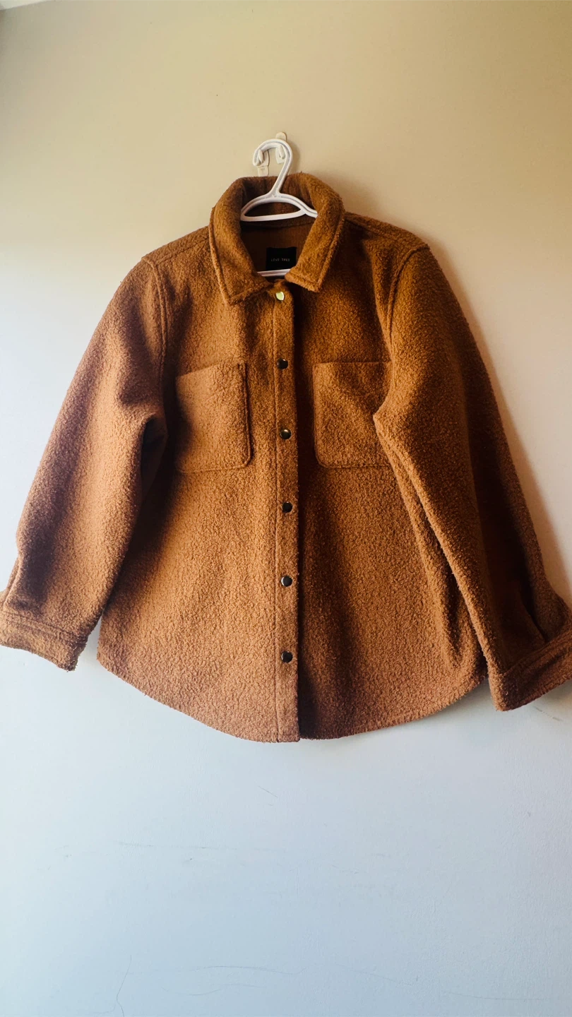 Love Tree Sherpa Shacket - photo 2