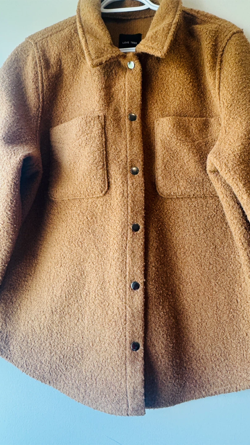 Love Tree Sherpa Shacket - photo 3
