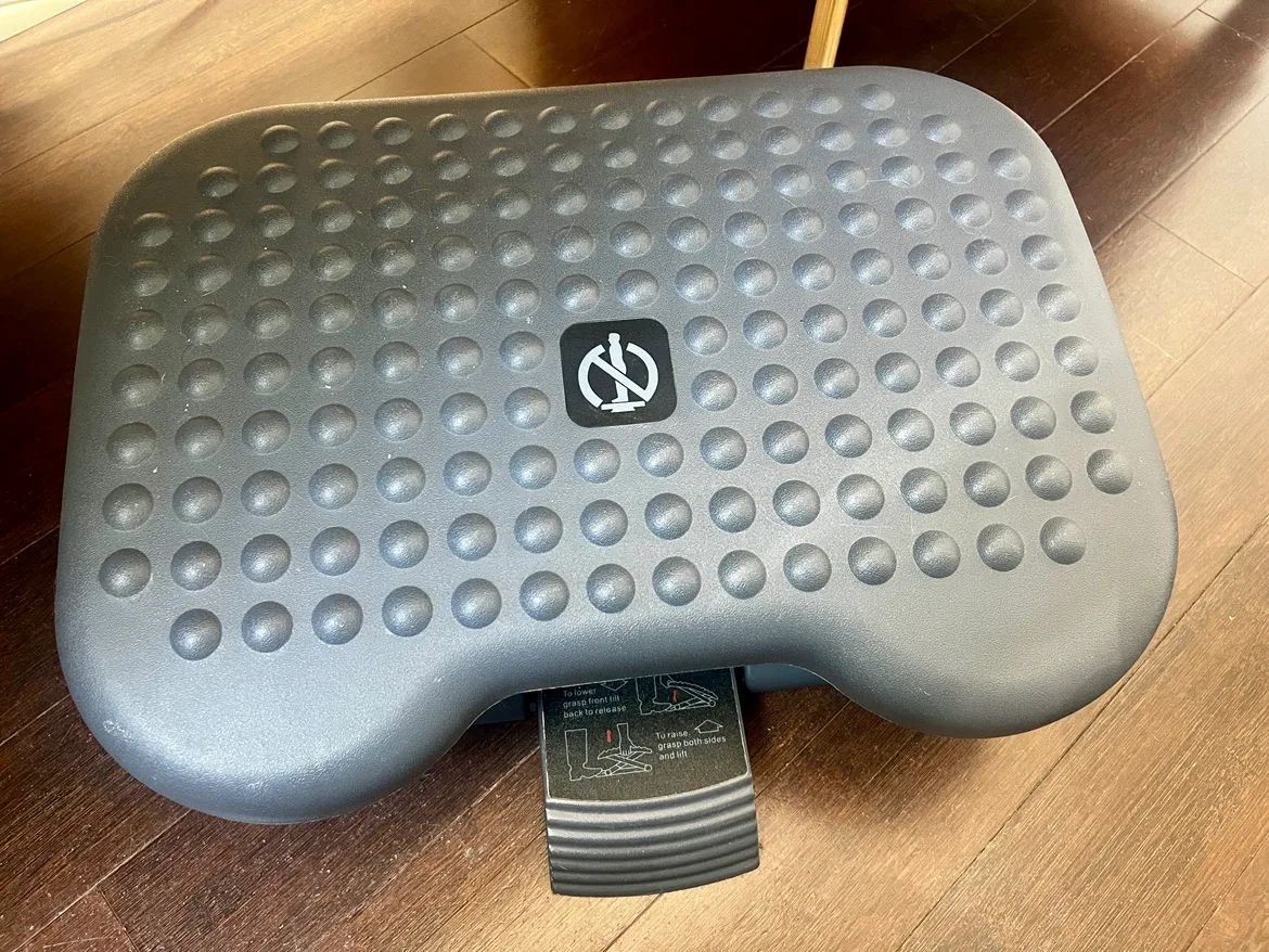 Adjustable Footrest for Under Desk