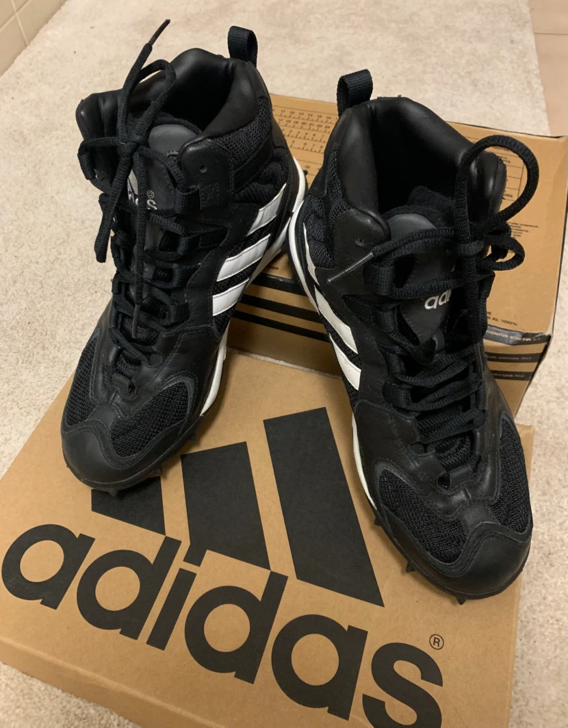 Adidas Black Football Cleats -Size 8.5 - photo 5