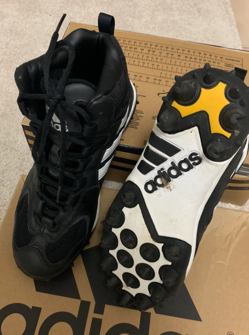 Adidas Black Football Cleats -Size 8.5 - photo 3