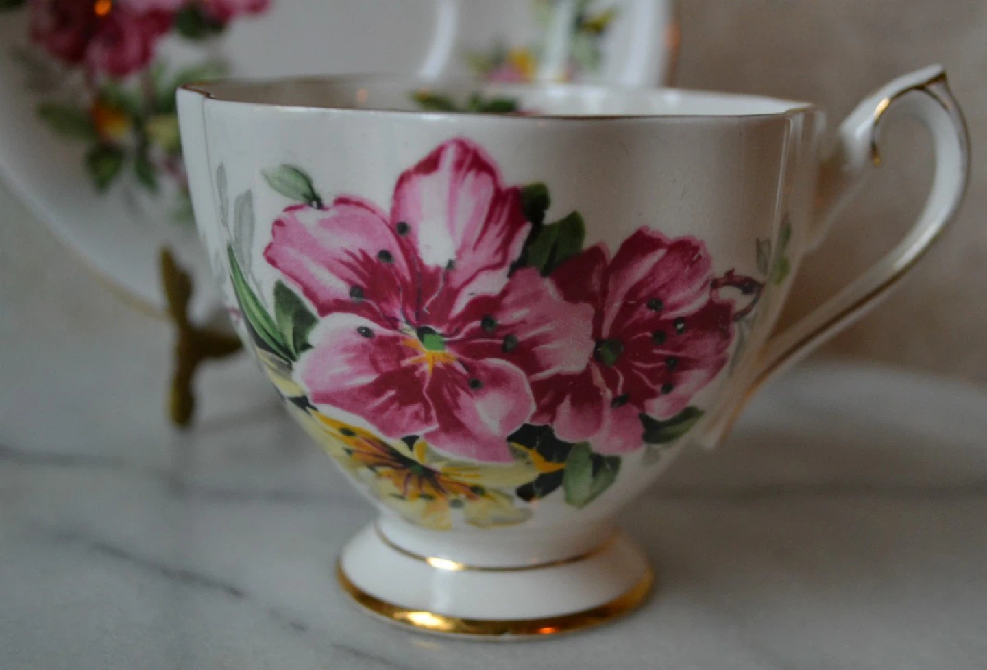 Vintage Queen Anne Azalea Teacup
