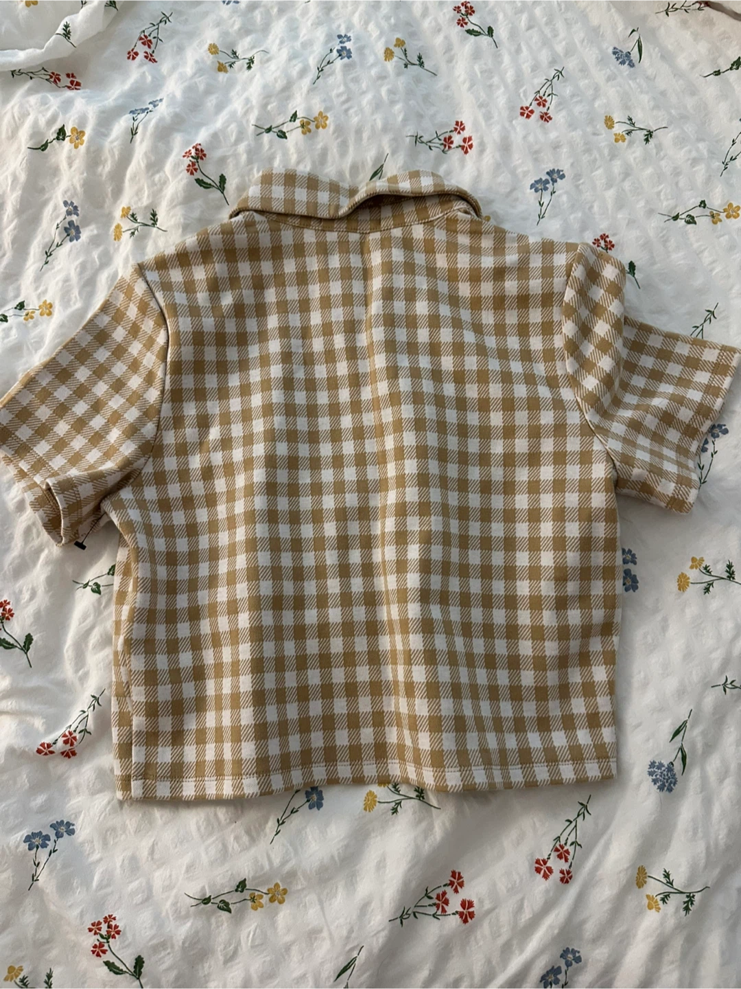 Oak + Fort Gingham Button-Up Shirt - photo 3
