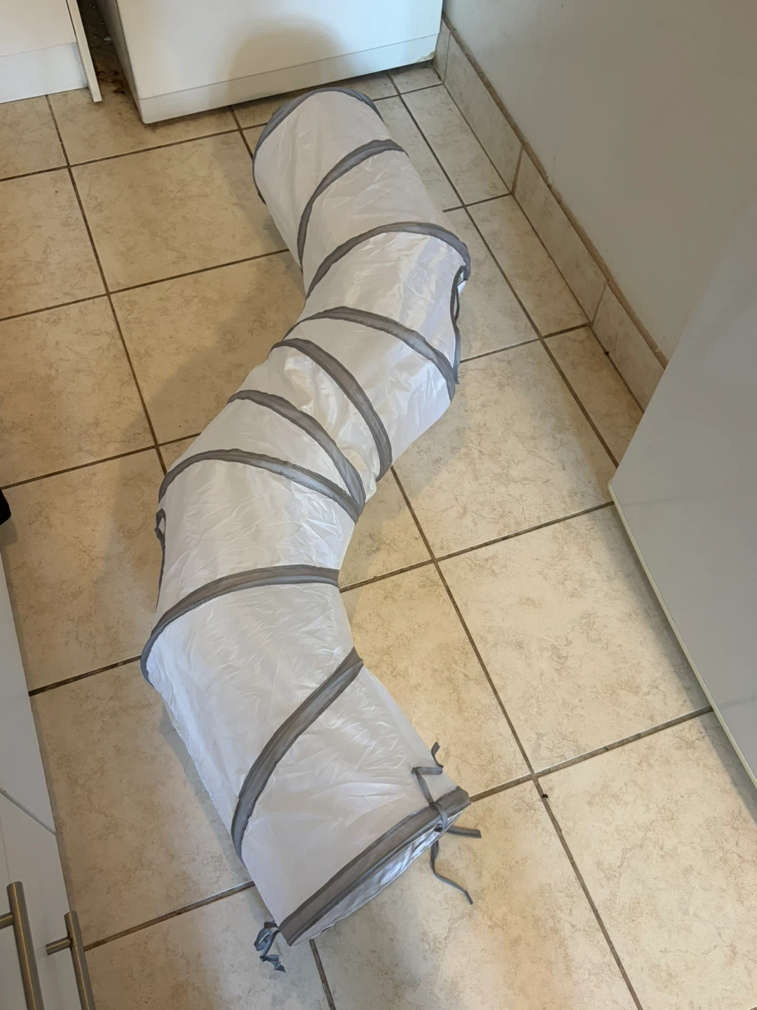 Cat Tunnel and Elevated Food Bowls Set - photo 2