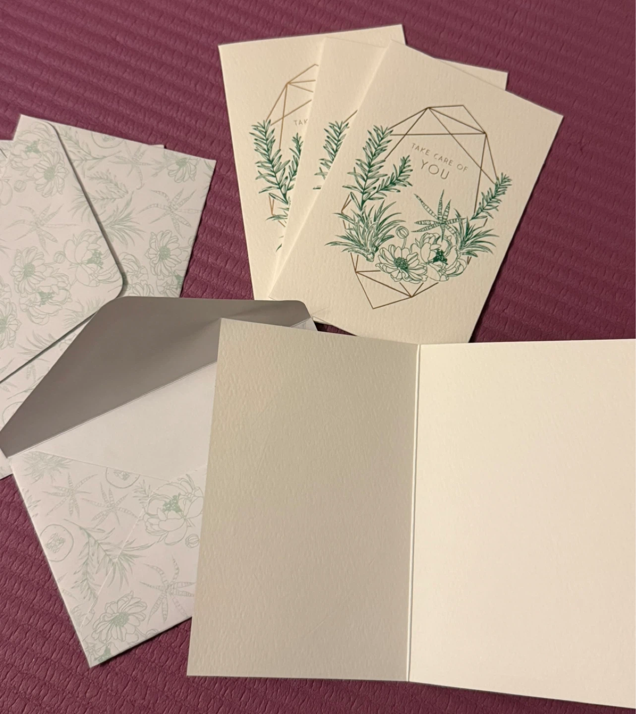 Take Care of You Cards with Envelopes