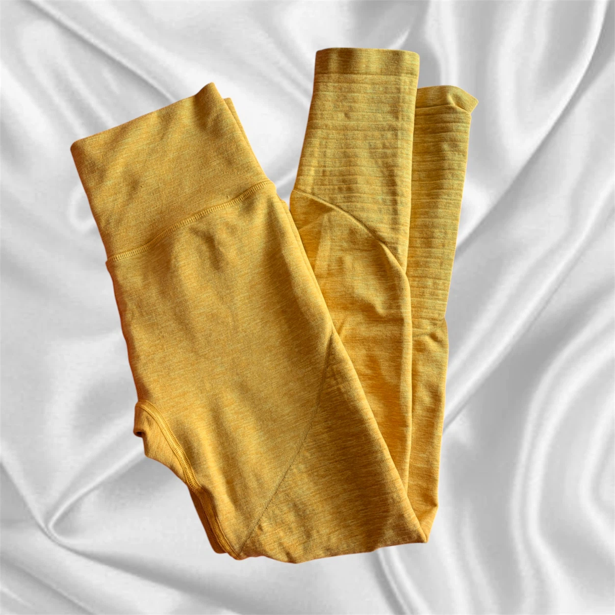 Alphalete Revival R6 Yellow High-Waisted Leggings Size Medium - photo 4