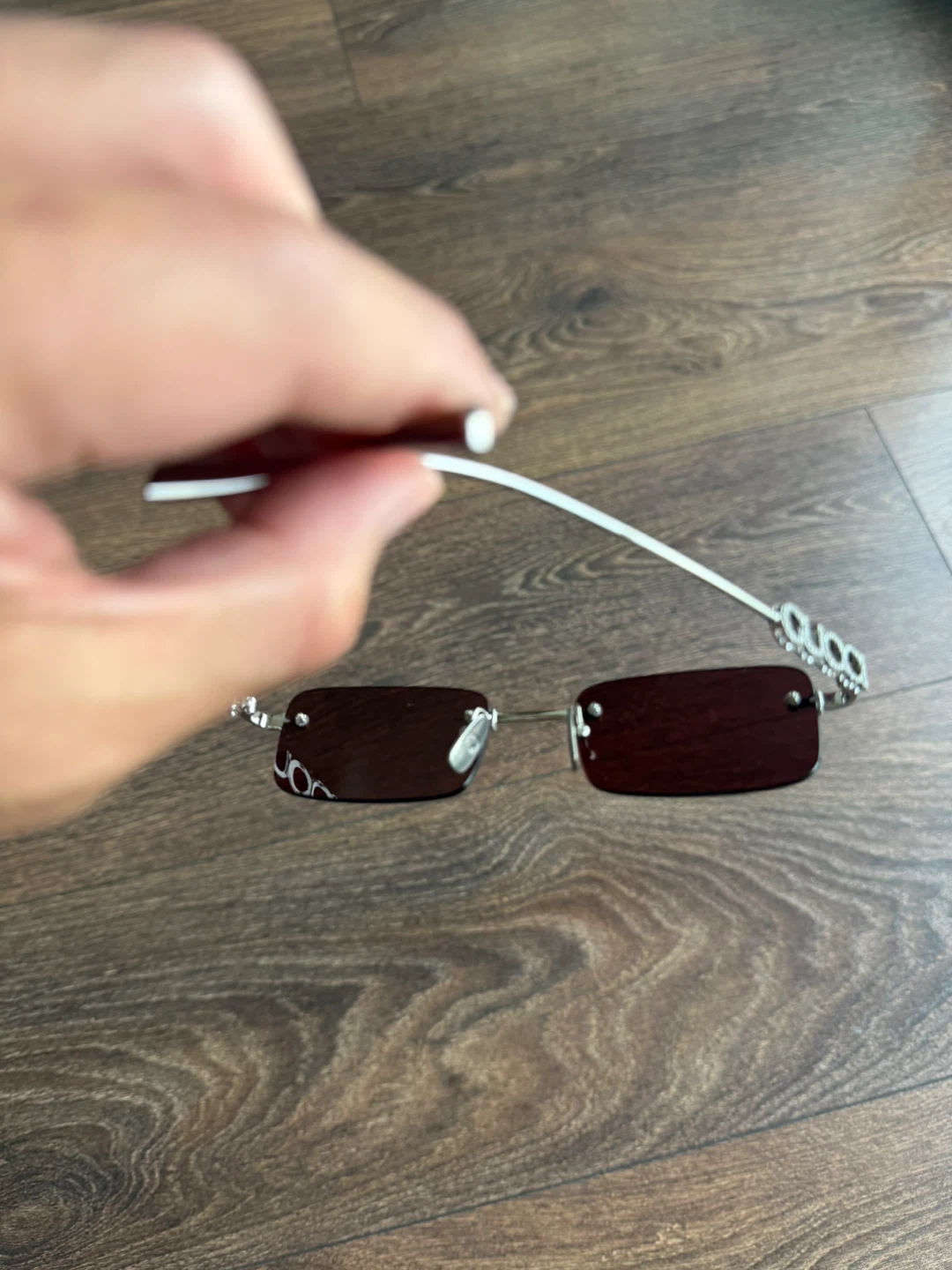 Authentic Gucci Rimless Sunglasses - photo 3