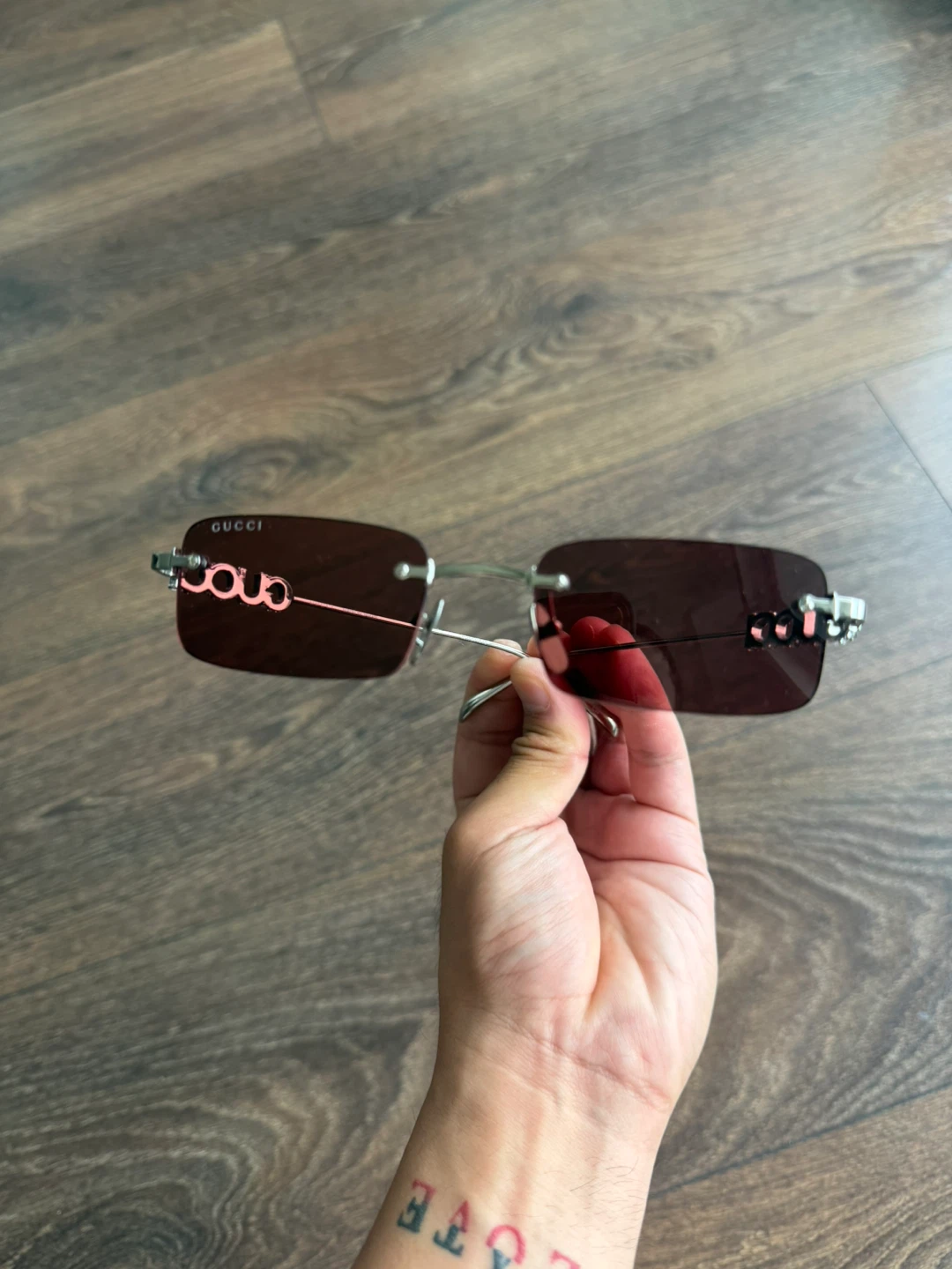 Authentic Gucci Rimless Sunglasses - photo 4