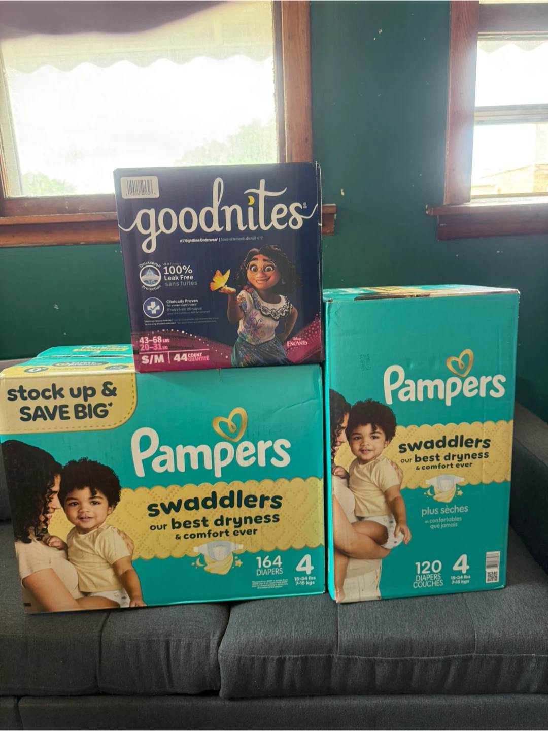 Pampers Swaddlers & GoodNites Underwear Lot