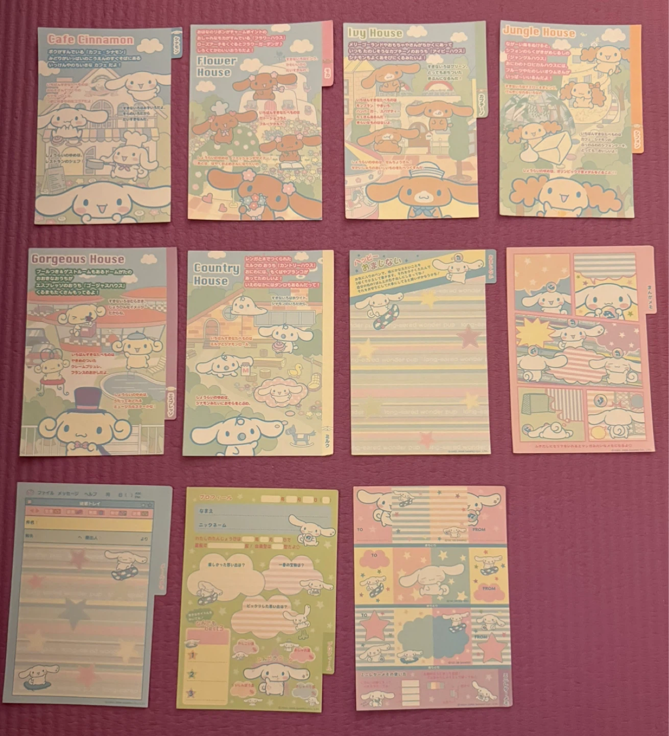Sanrio Cinnamoroll & My Melody Stationery Lot - photo 3