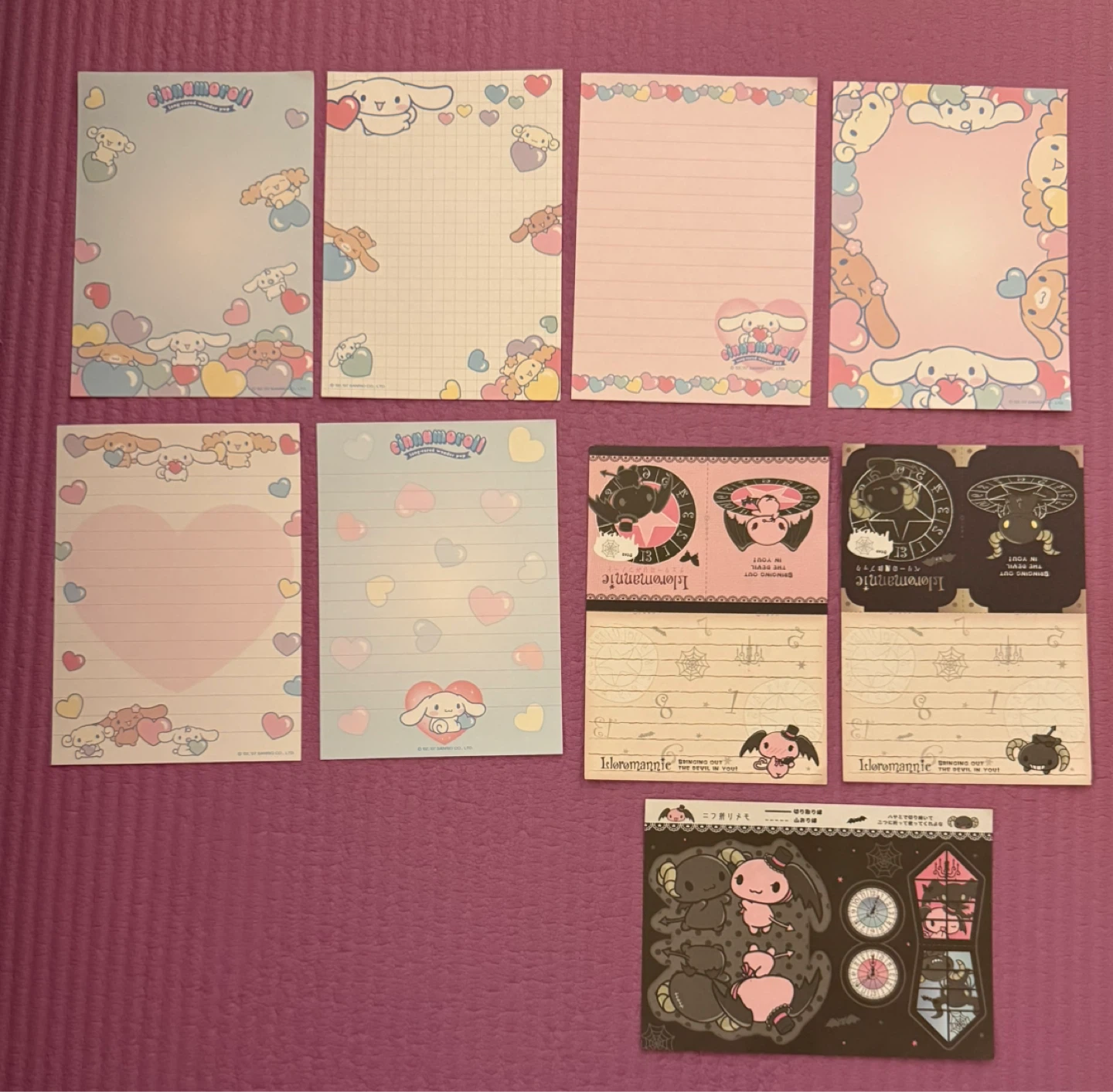 Sanrio Cinnamoroll & My Melody Stationery Lot - photo 4