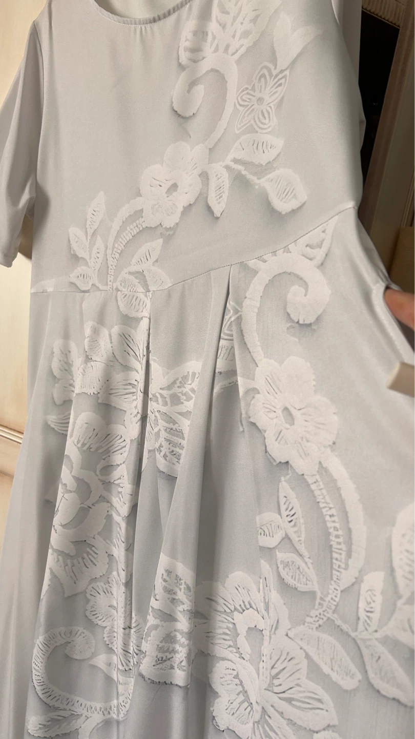 Light Grey, look - like  Lace Dress - photo 2