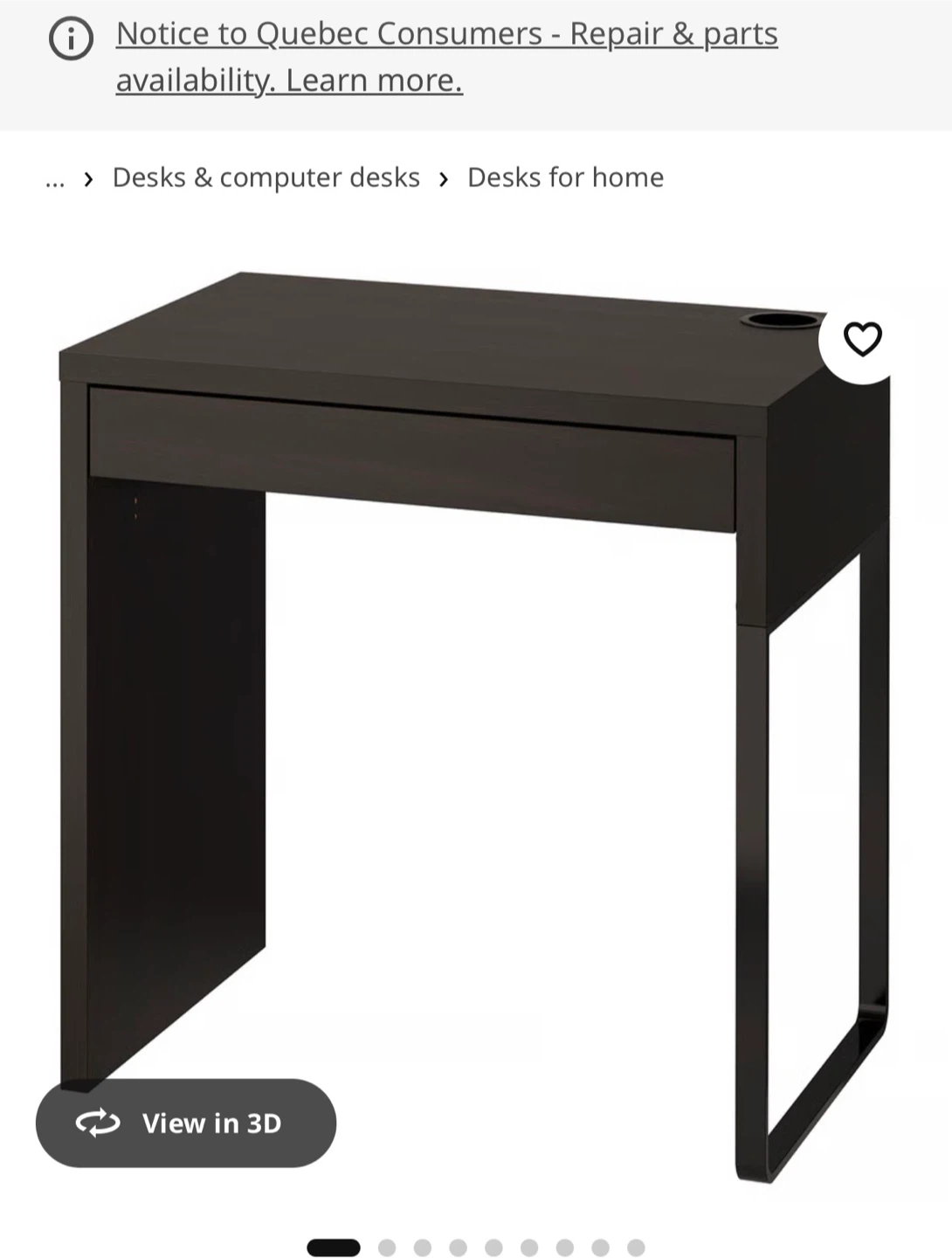 IKEA MICKE Desk
