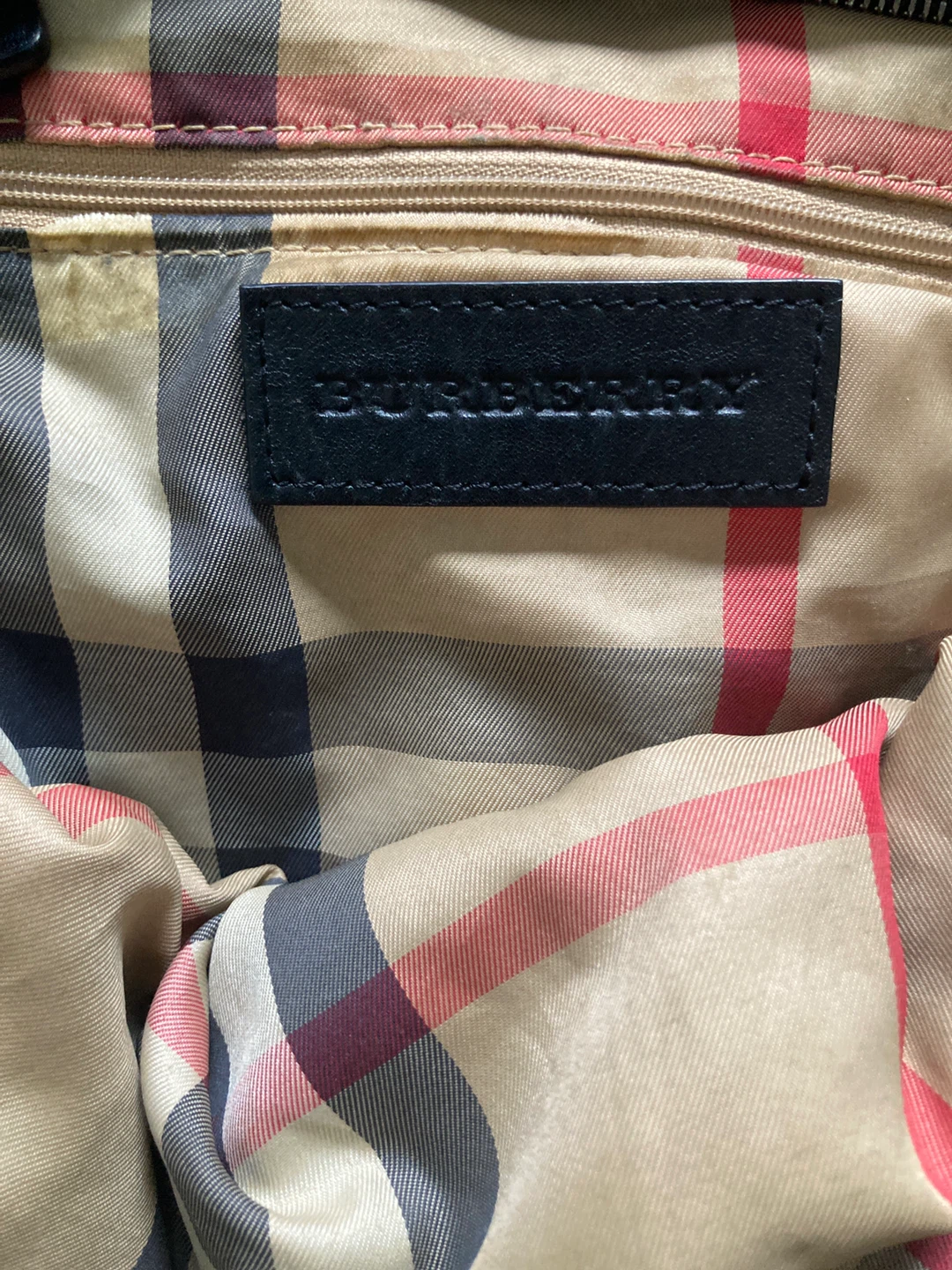 Burberry Blue Nylon Tote Bag - photo 2