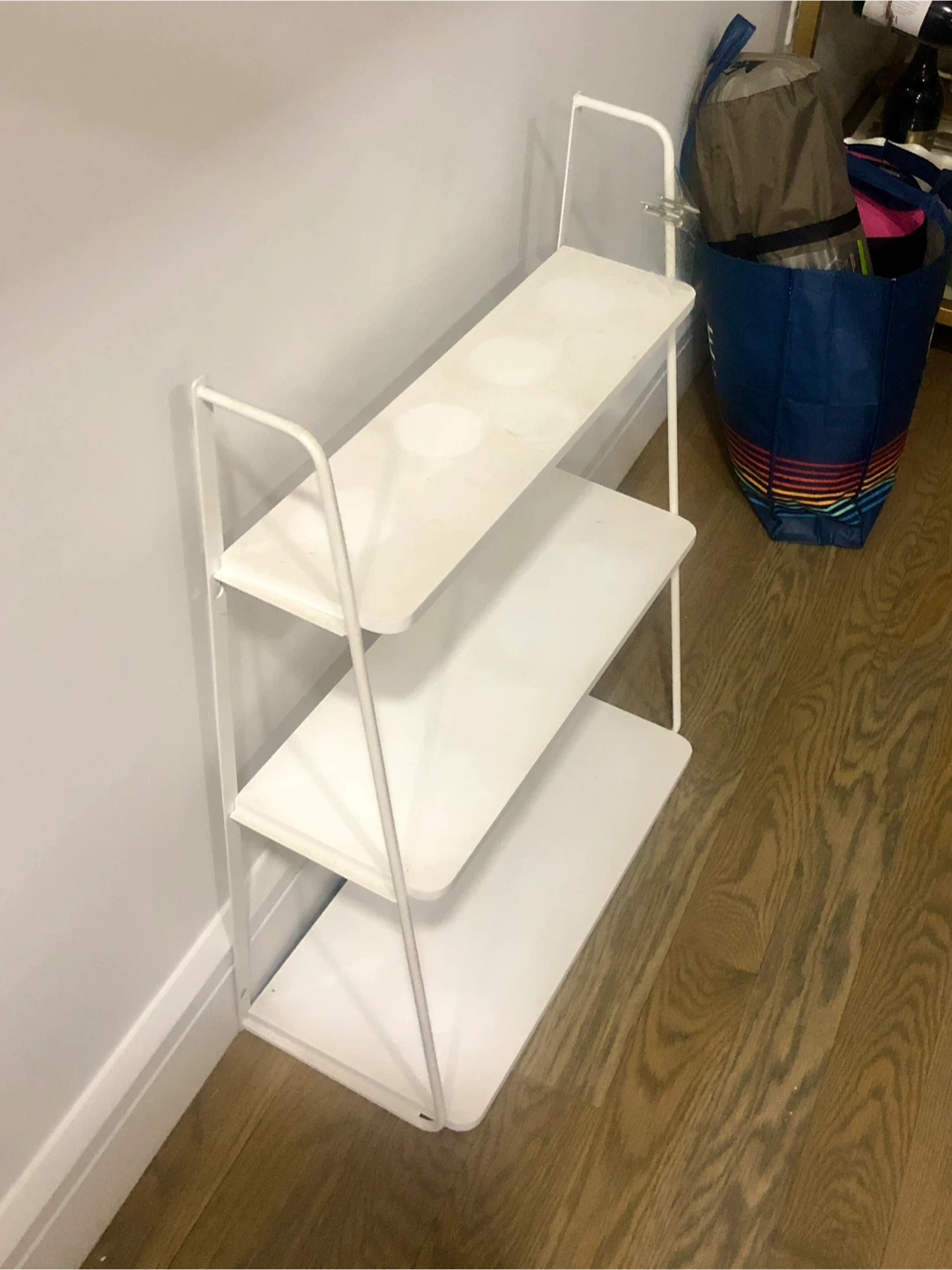 White 3-Tier Shelf Unit