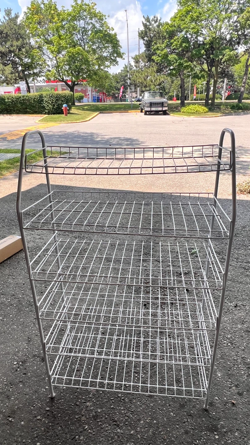 White 5-Tier Wire Shelf Rack - photo 2