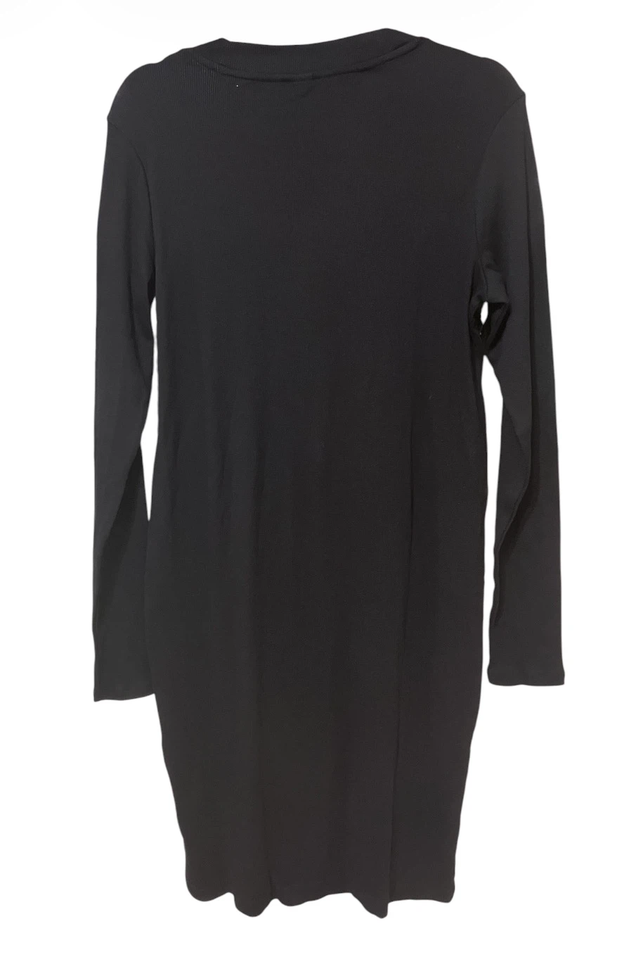 Brand New H&M MAMA Maternity Ribbed Dress – Size Large (Black) - photo 2