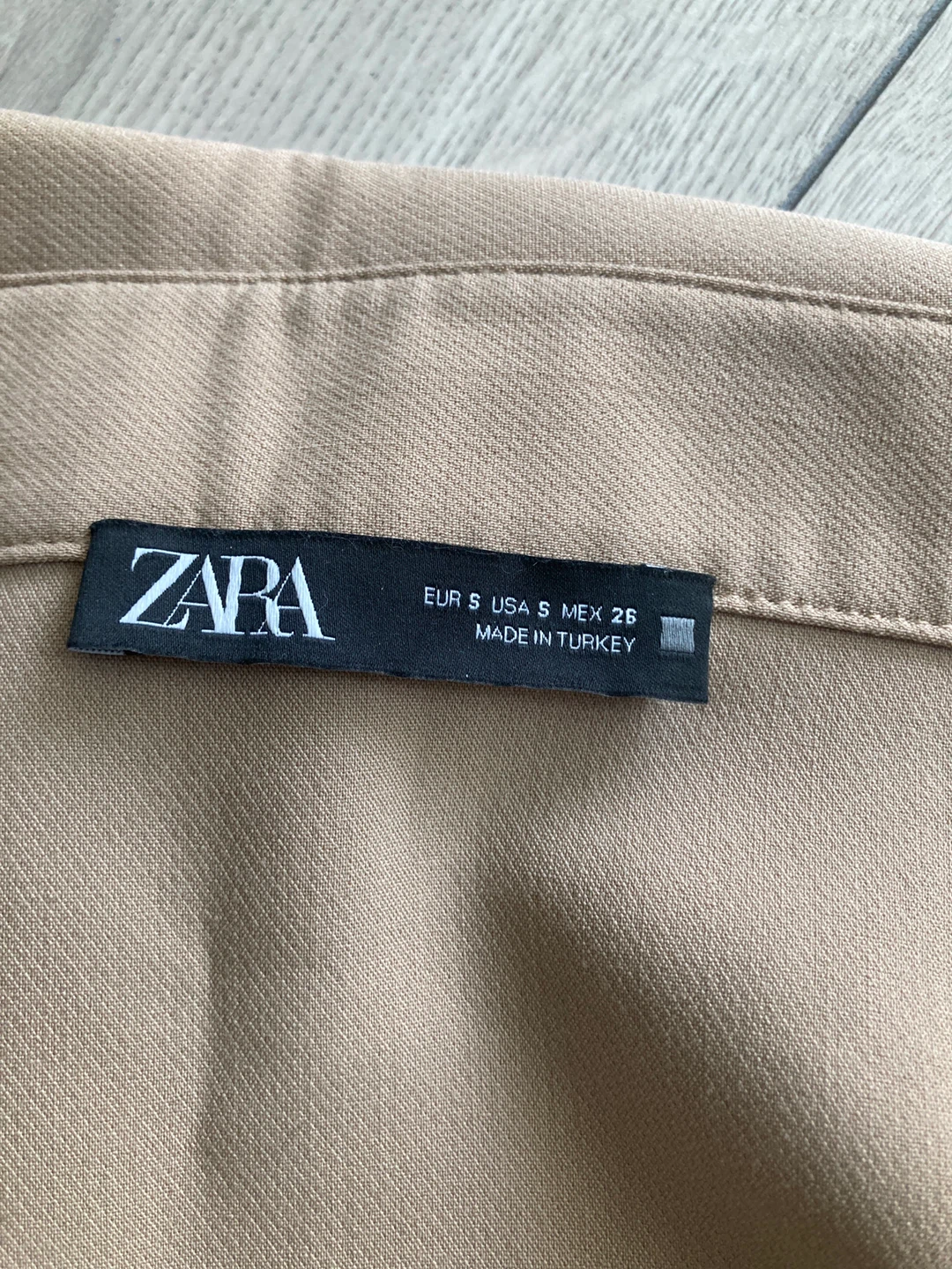 Zara Beige Wrap Mini Skirt - photo 2