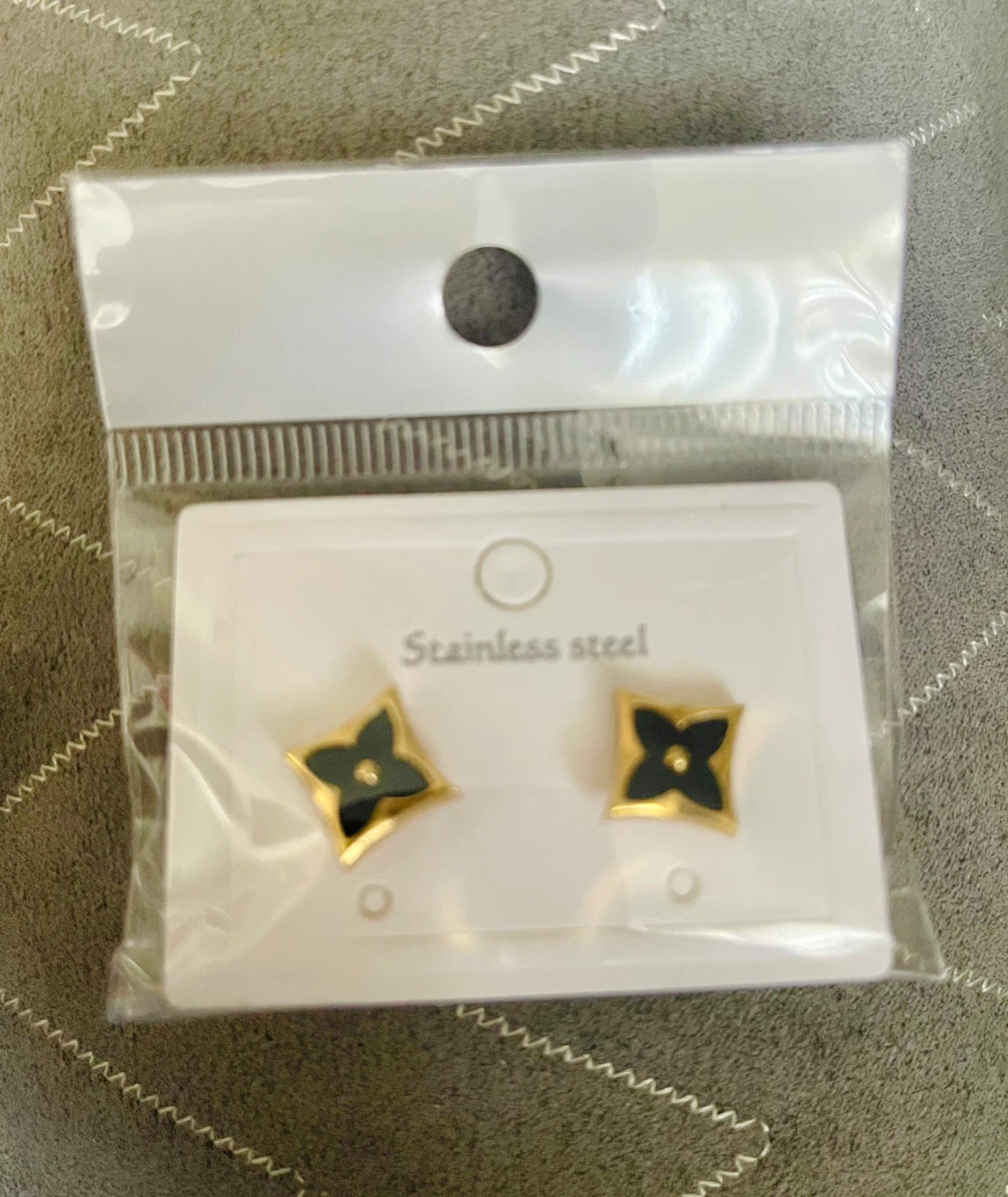 Stainless steel Flower Stud Earrings
