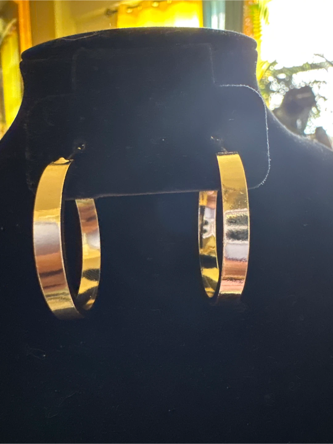 14k Gold laminated Hoop Earrings