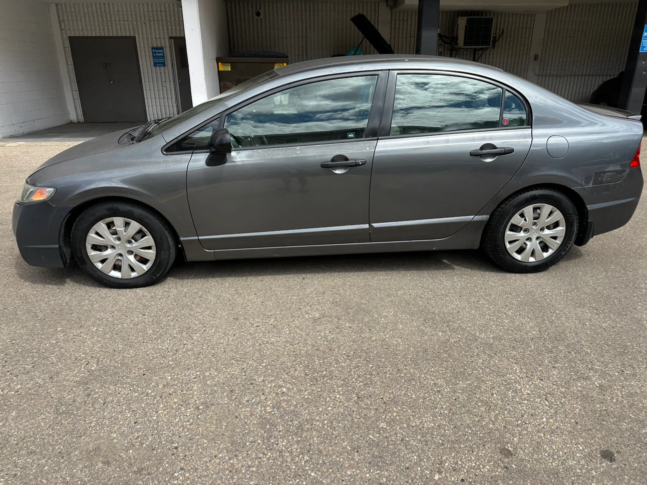 Grey Honda Civic Sedan