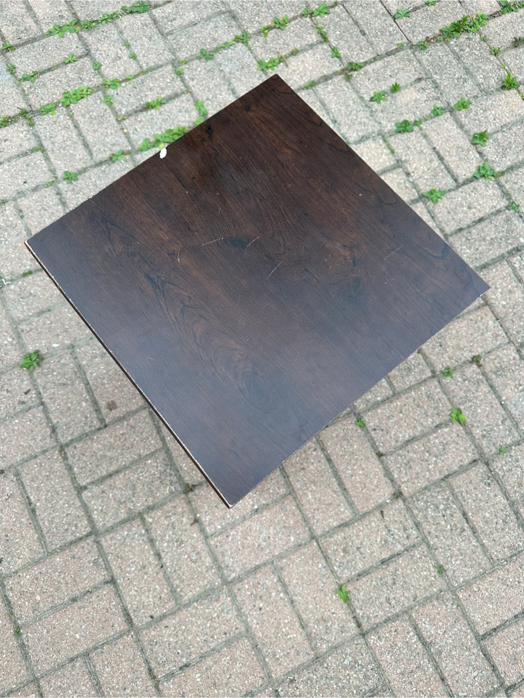 Dark Wood Nightstand with 2 Drawers - photo 5