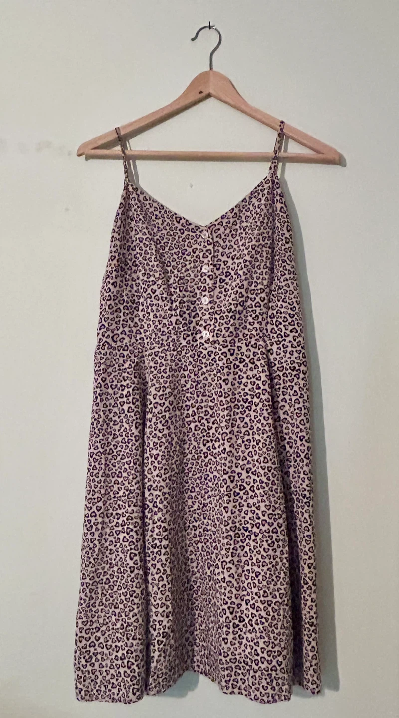 Women's Heart Print Cami Dress - photo 2