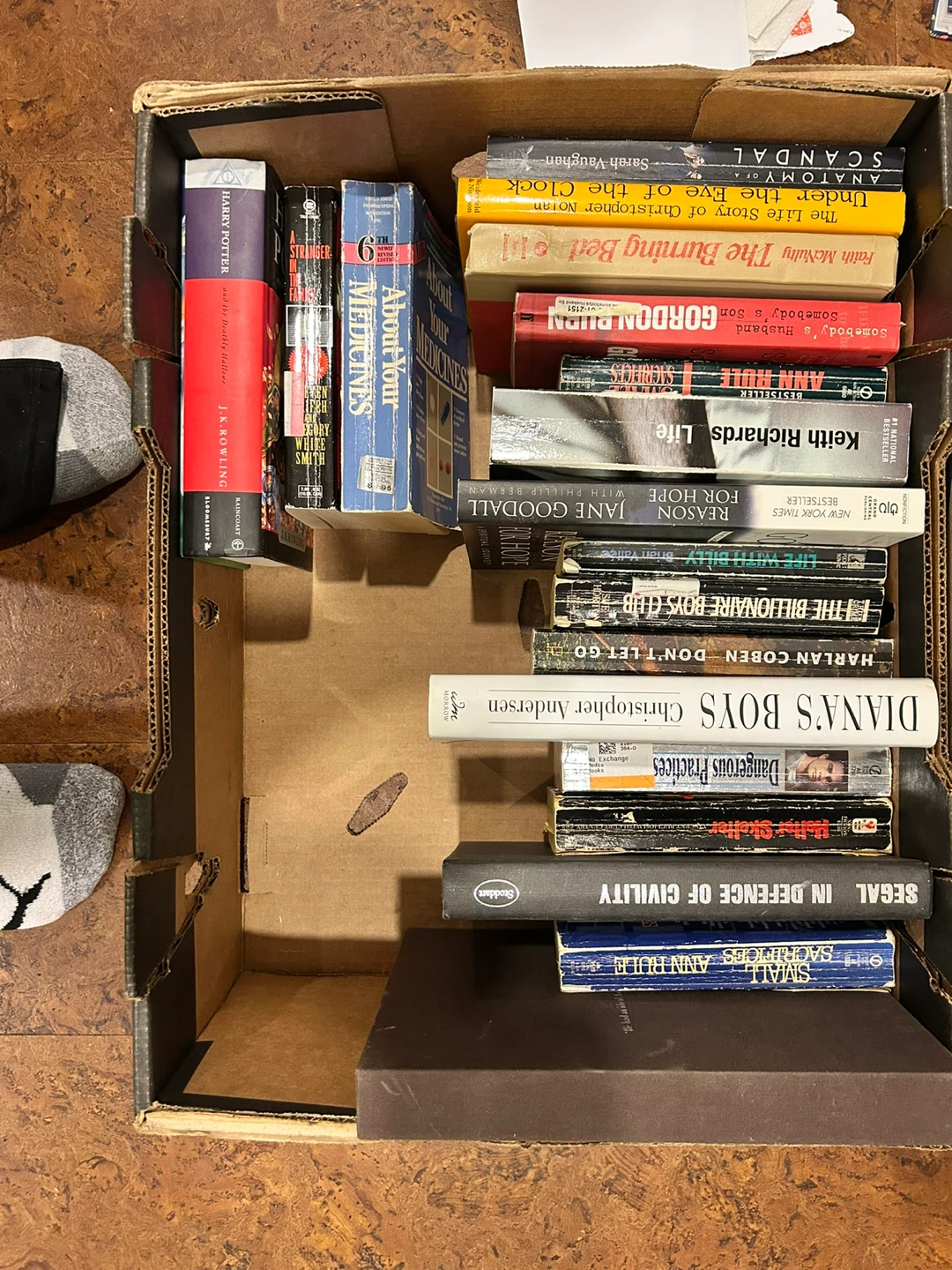 Box of Assorted Books