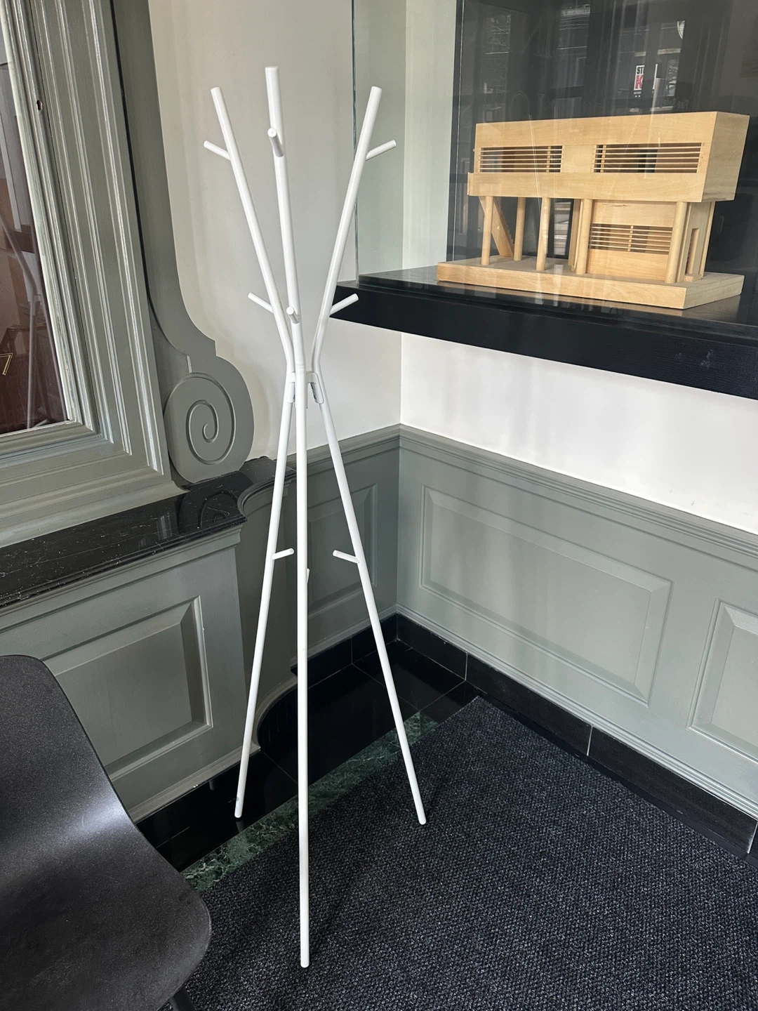 NEW IKEA EKRAR COAT RACK MODERN WHITE STEEL