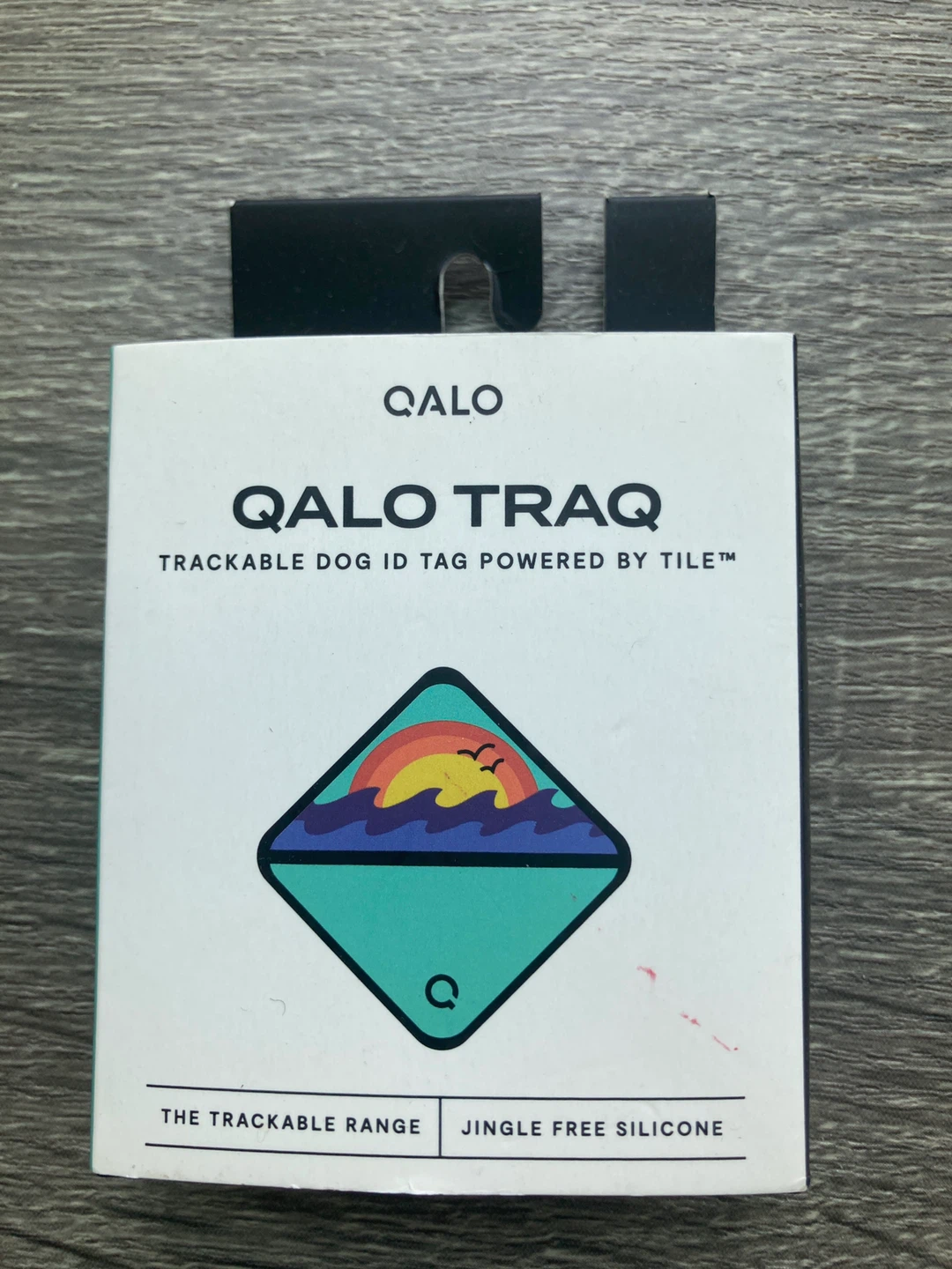 Qalo Traq Trackable Dog ID Tag Powered by Tile