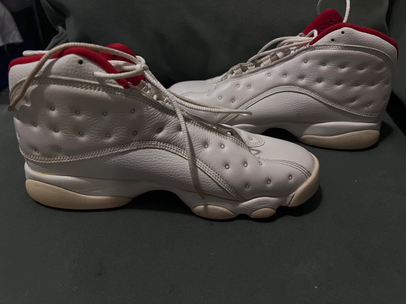 Jordan 13 Retro White Red TD Shoes - photo 3