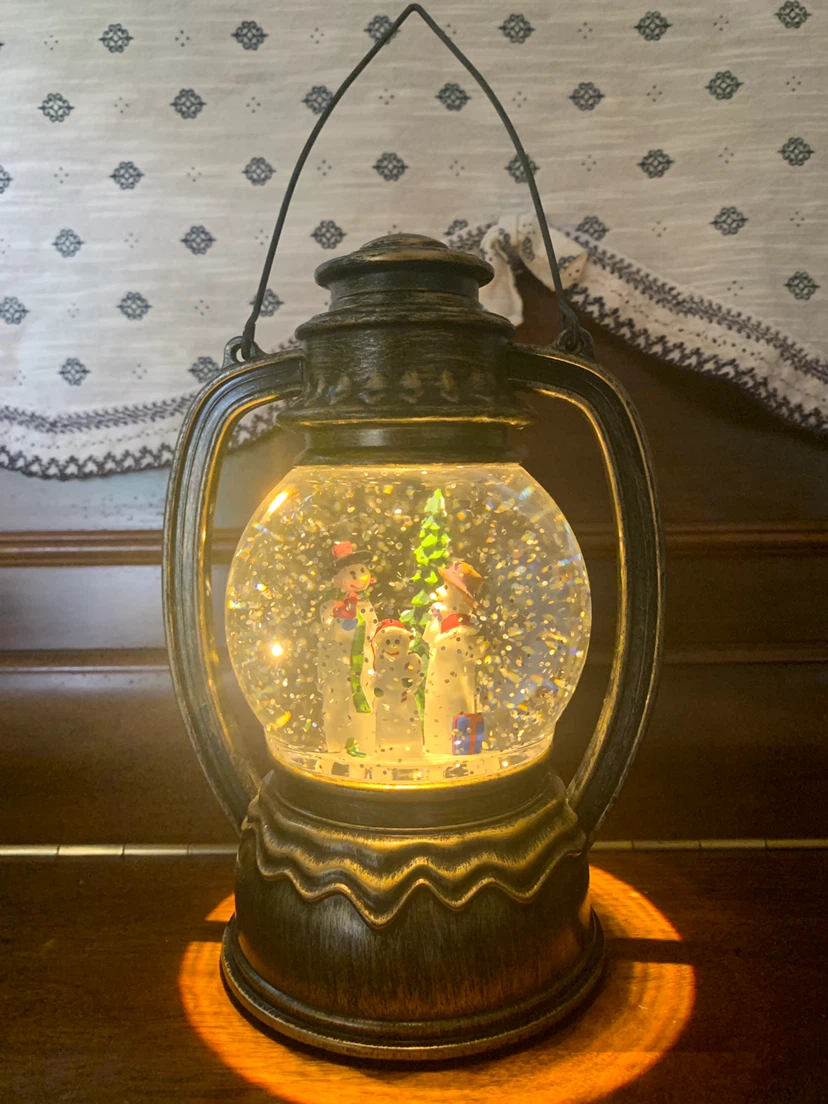 Snowman Water Lantern - photo 2