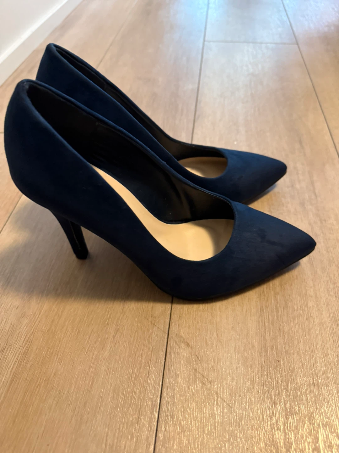 Body Flirt Navy Blue Pointed-Toe Heels – Size 39 - photo 2