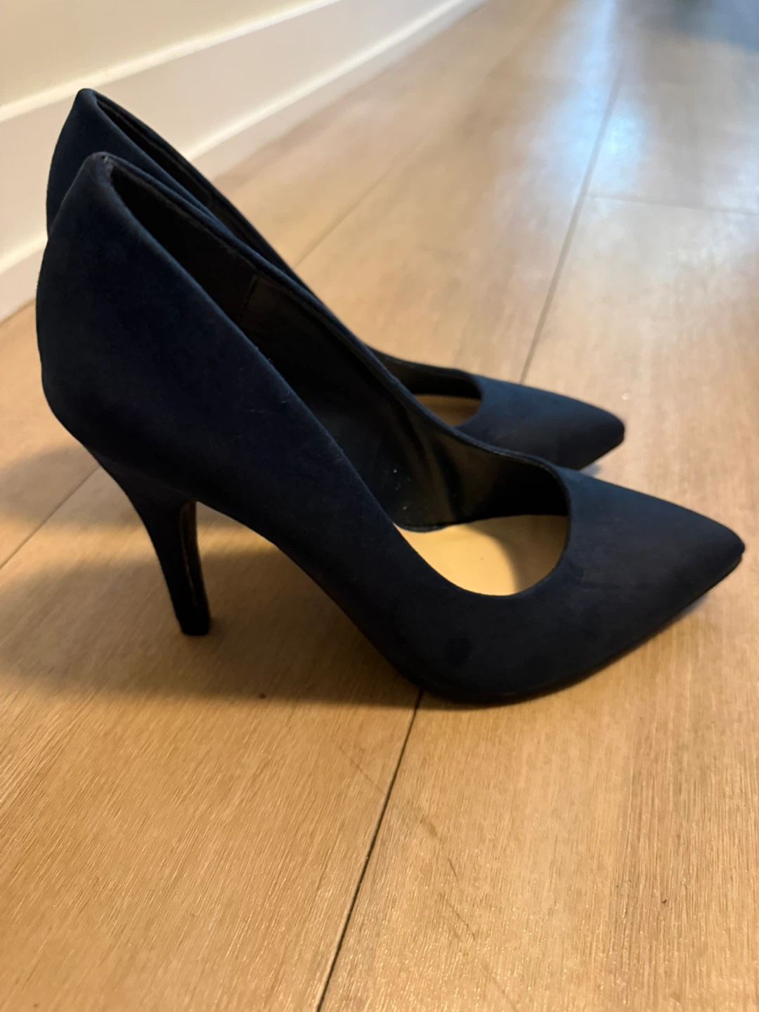 Body Flirt Navy Blue Pointed-Toe Heels – Size 39 - photo 4