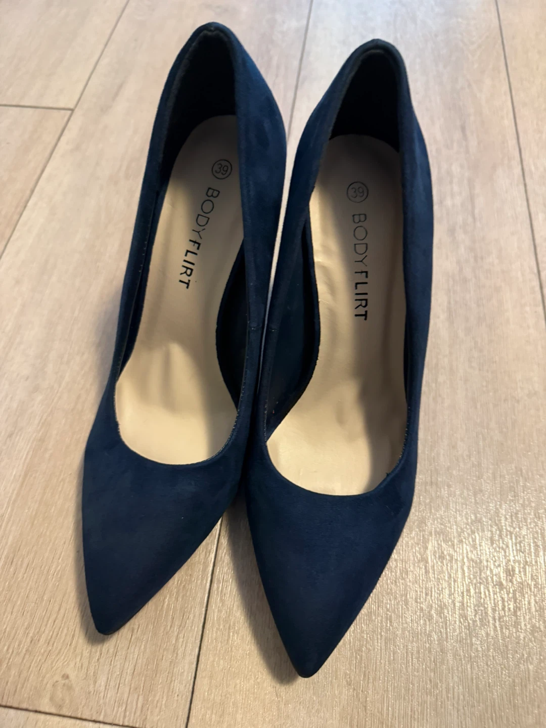 Body Flirt Navy Blue Pointed-Toe Heels – Size 39 - photo 5